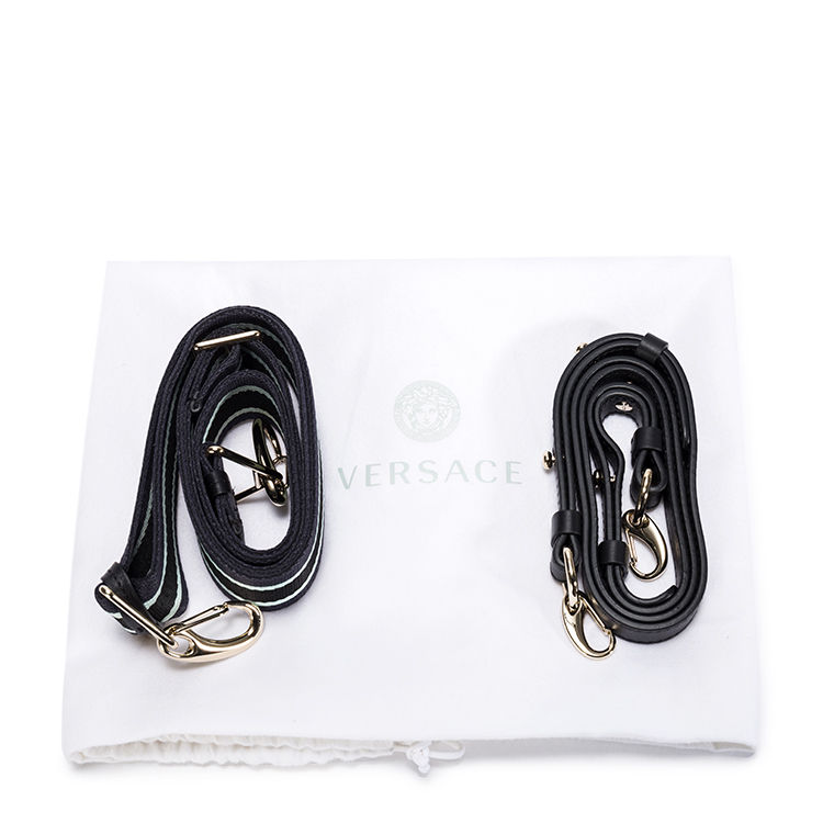 VERSACE/范思哲 女士Palazzo Empire黑色牛皮手提包