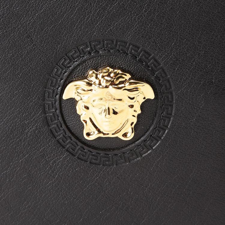 VERSACE/范思哲男士黑色牛皮钱包