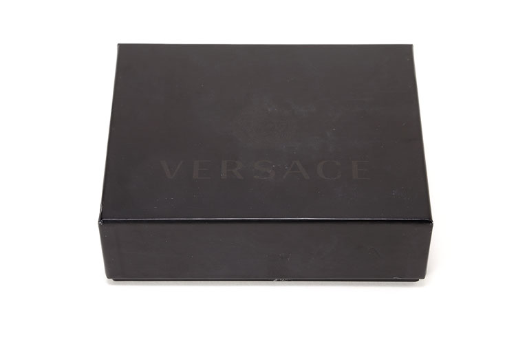 VERSACE/范思哲男士黑色牛皮钱包