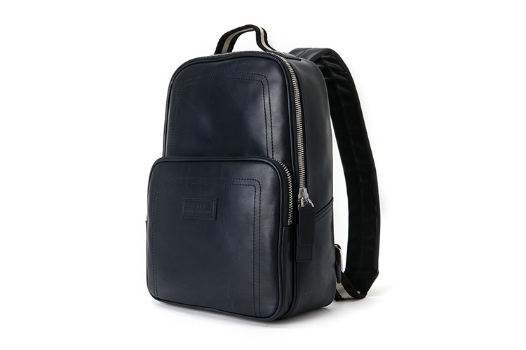 BALLY/巴利 男士牛皮手提双肩包 TRANSFER SM/507 深蓝色