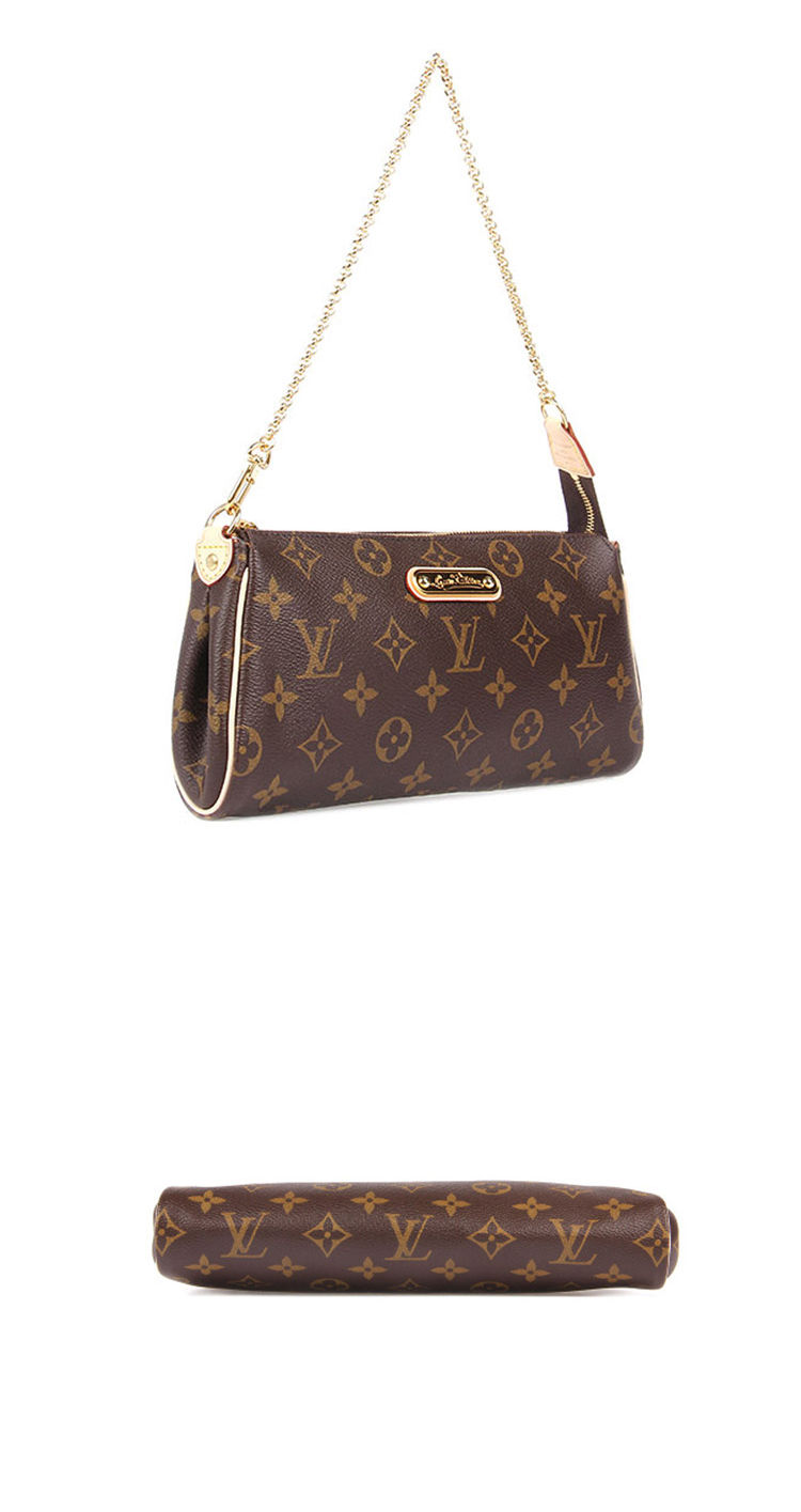 Louis Vuitton/路易威登 EVA 女士手提链条斜挎包(配皮肩带） 特价 M95567 帆布/配皮