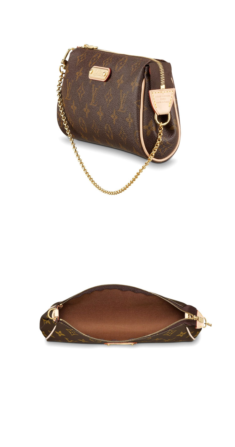 Louis Vuitton/路易威登 EVA 女士手提链条斜挎包(配皮肩带） 特价 M95567 帆布/配皮