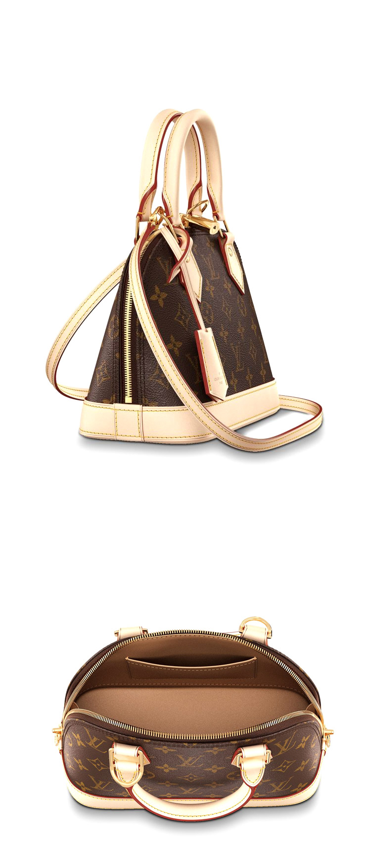 Louis Vuitton/路易威登 爆款经典老花帆布女士Alma BB手提包/斜挎包 m53152