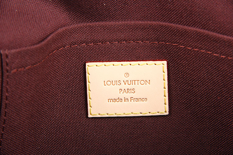Louis Vuitton/路易威登 Monogram女士手提斜挎包（配皮肩带）M40717 帆布/配皮