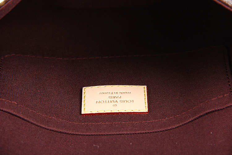 Louis Vuitton/路易威登 Monogram女士手提斜挎包（配皮肩带）M40717 帆布/配皮