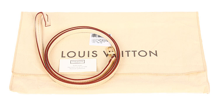 Louis Vuitton/路易威登 Monogram女士手提斜挎包（配皮肩带）M40717 帆布/配皮