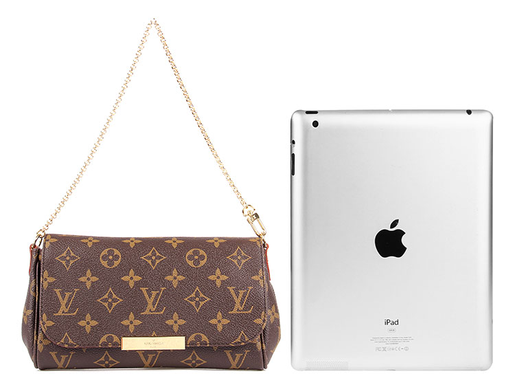 Louis Vuitton/路易威登 Monogram女士手提斜挎包（配皮肩带）M40717 帆布/配皮