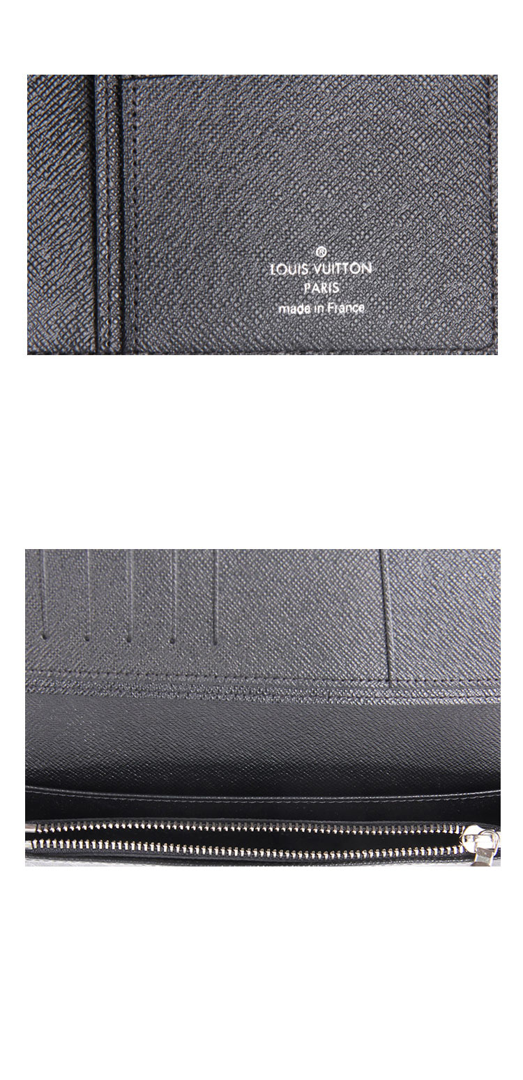 Louis Vuitton/路易威登 BRAZZA 棋格 牛皮 男士 钱夹 钱包 N62665