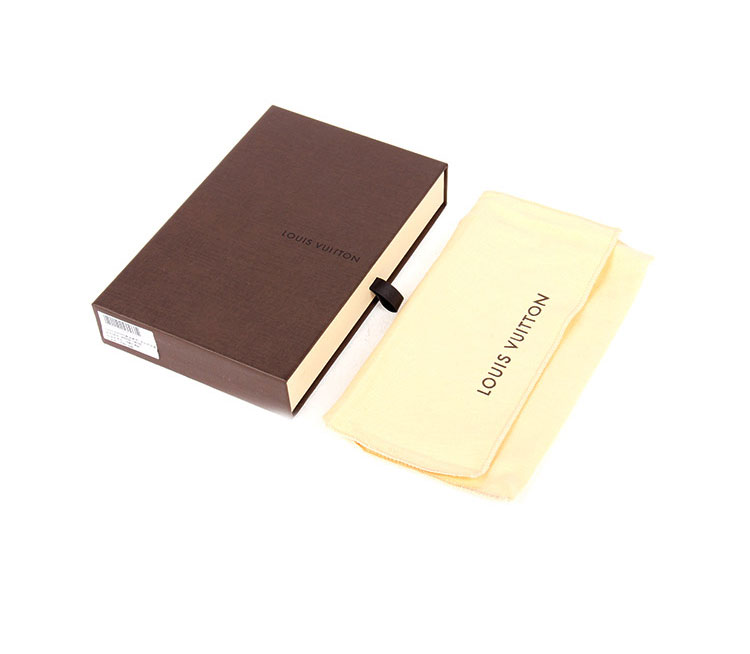 Louis Vuitton/路易威登 老花色配玫紫色Monogram帆布女士三折钱包M60696（含可拆卸手袋）M60708