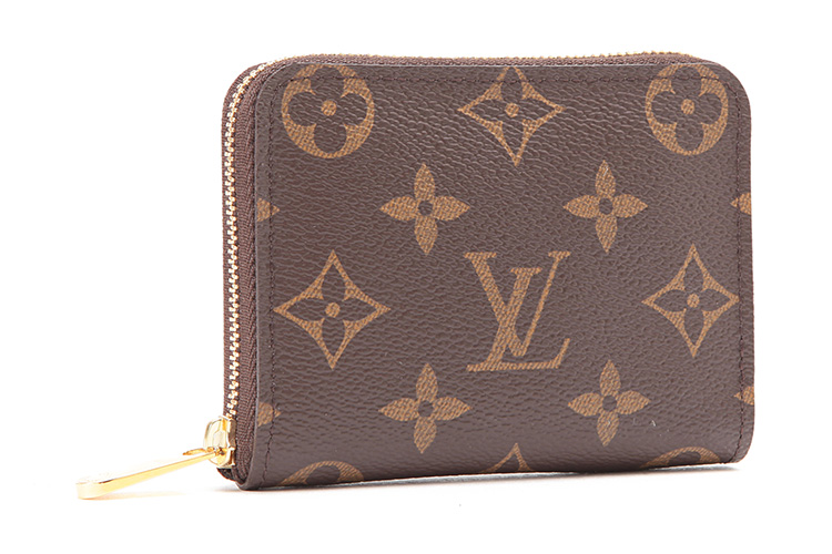 Louis Vuitton/路易威登 ZIPPY 中性款式老花色、帆布零钱包m60067