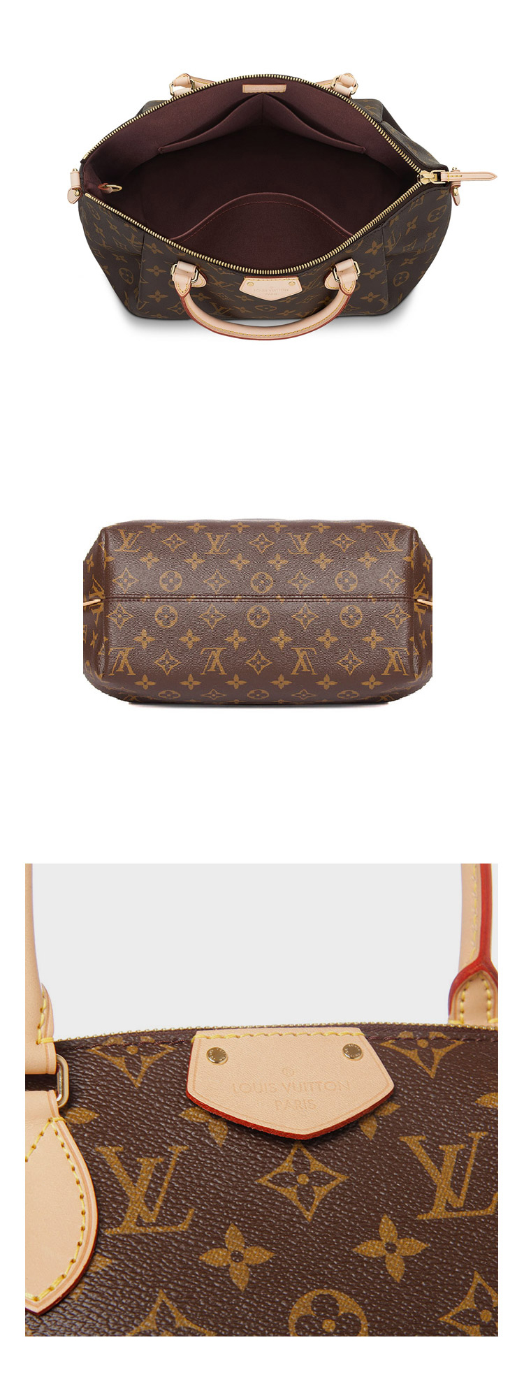 Louis Vuitton/路易威登 老花经典帆布/配皮女士中号手提包配长肩带 M48814