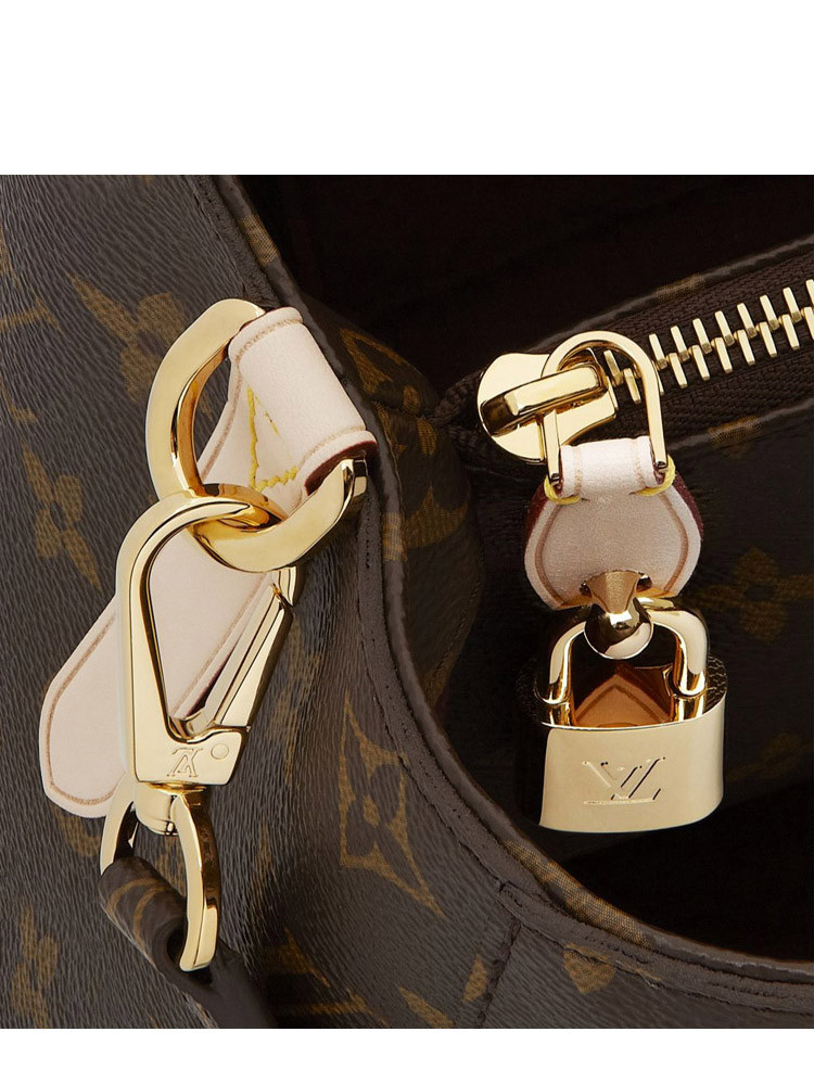 Louis Vuitton/路易威登 LV女士Montaigne中号两用手袋 帆布/配皮 单肩包 M41056