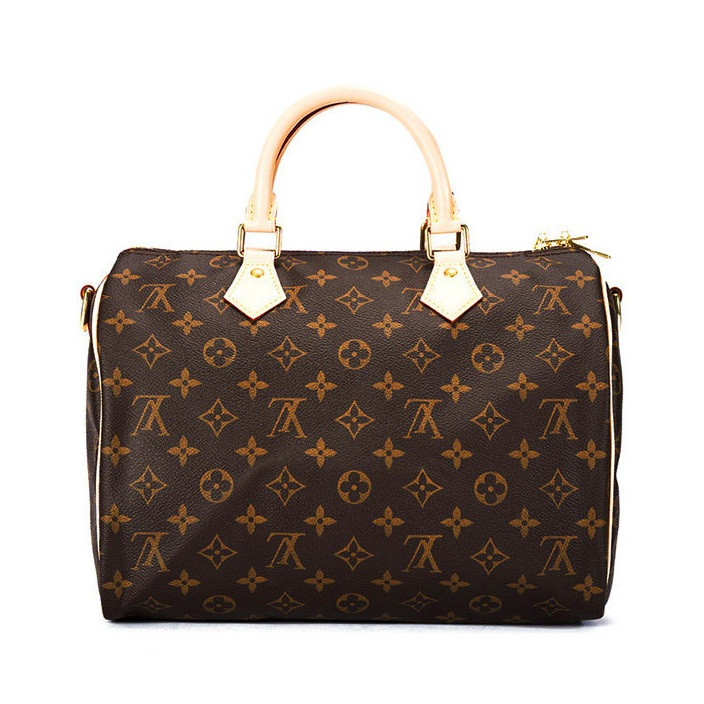 LouisVuitton/路易威登老花经典帆布/配皮Speedy25女士两用手提包M41113