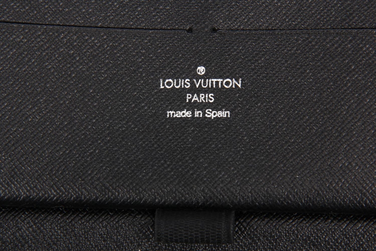 Louis Vuitton/路易威登 大号灰色棋盘格Damier帆布 男士拉链手包/钱包 N63077