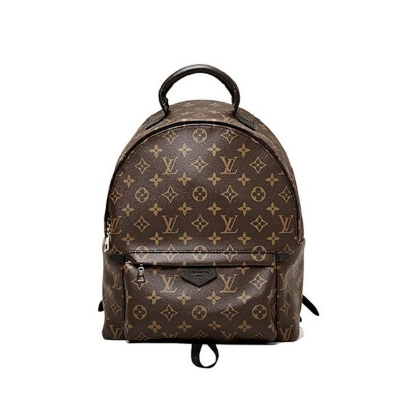 Louis Vuitton/路易威登 专柜爆款 小号老花经典女士双肩包PM Monogram Backpack M41560 帆布/配皮
