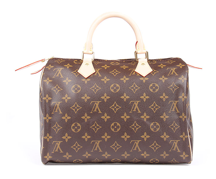 Louis Vuitton/路易威登 SPEEDY 30 Monogram帆布 牛皮 女士 手袋 手提包 M41108
