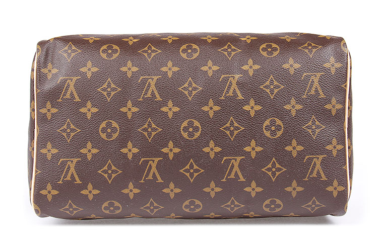 Louis Vuitton/路易威登 SPEEDY 30 Monogram帆布 牛皮 女士 手袋 手提包 M41108