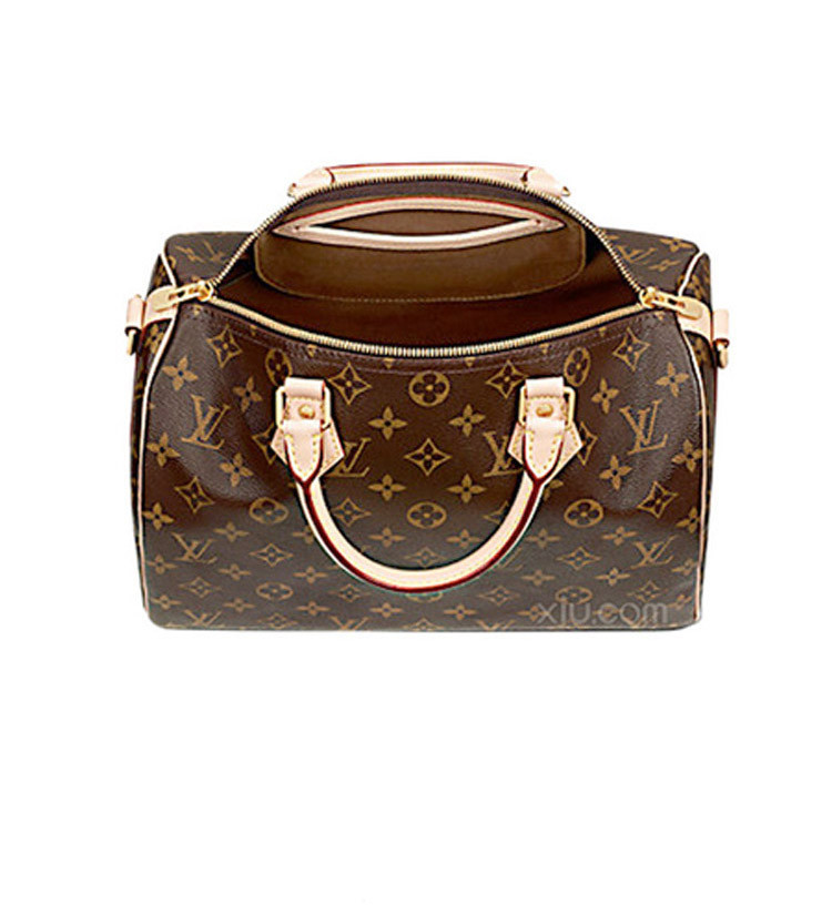 Louis Vuitton/路易威登 经典老花SPEEDY30帆布女士手提两用包M41112