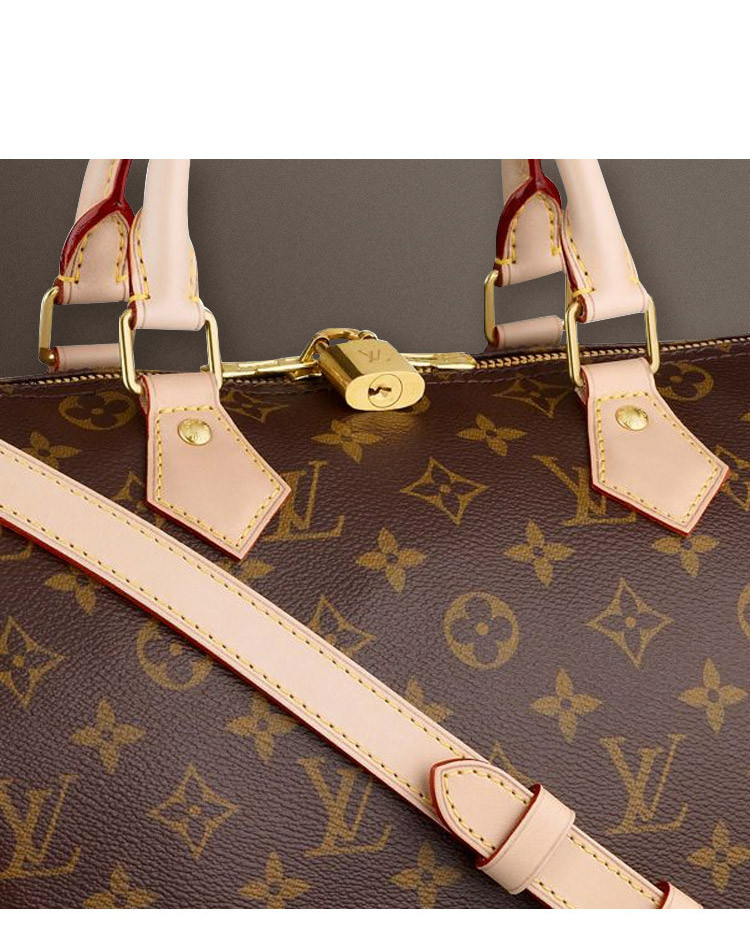 Louis Vuitton/路易威登 经典老花SPEEDY30帆布女士手提两用包M41112