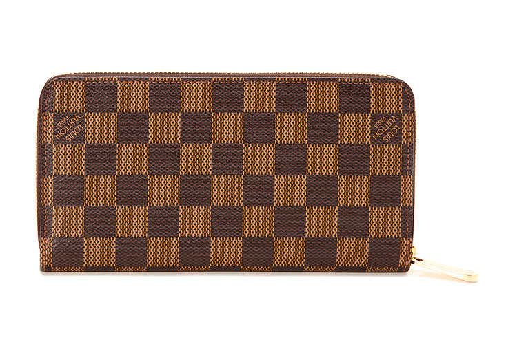Louis Vuitton/路易威登 男士 Damier棋盘格帆布 ZIPPY 拉链钱包N60015