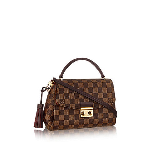 Louis Vuitton/路易威登 爆款 棋盘女士邮差包/两用手提包 帆布/配皮N53000