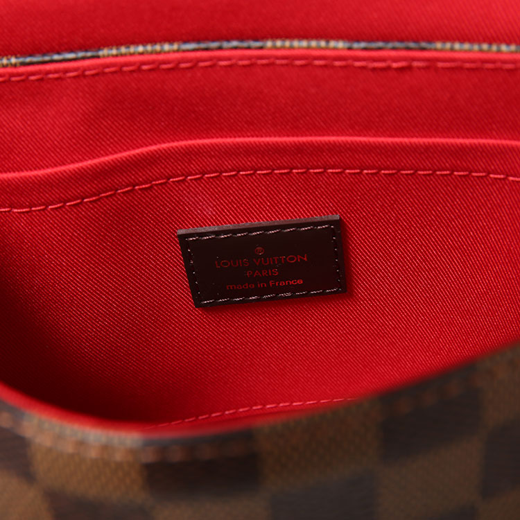 Louis Vuitton/路易威登 爆款 棋盘女士邮差包/两用手提包 帆布/配皮N53000