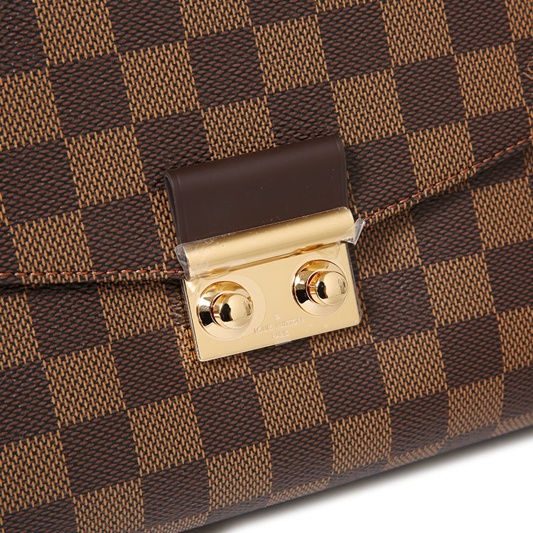 Louis Vuitton/路易威登 爆款 棋盘女士邮差包/两用手提包 帆布/配皮N53000