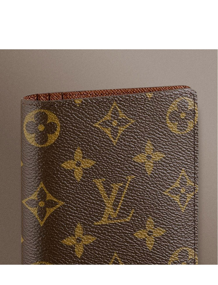 Louis Vuitton/路易威登 BRAZZA 男士 Monogram帆布 长款两折钱包 M66540