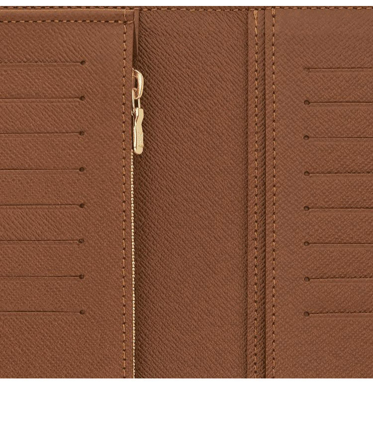 Louis Vuitton/路易威登 BRAZZA 男士 Monogram帆布 长款两折钱包 M66540