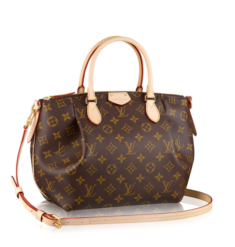 Louis Vuitton/路易威登Turenne老花经典帆布/配皮女士手提包/单肩包 特价M48813 (附LV品牌手提袋）