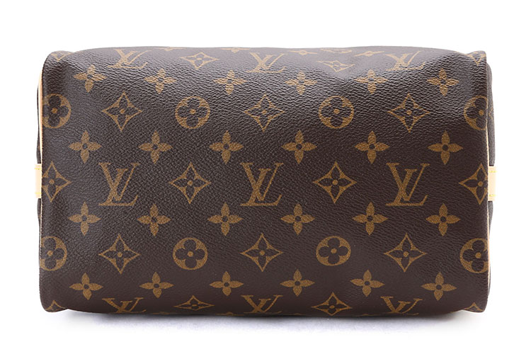 Louis Vuitton/路易威登 老花经典帆布Speedy25女士两用手提斜挎包M41113