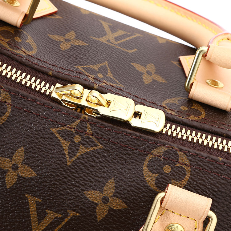 Louis Vuitton/路易威登 老花经典帆布Speedy25女士两用手提斜挎包M41113