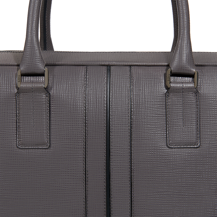 Tod’s/托德斯 男士灰色牛皮公文包