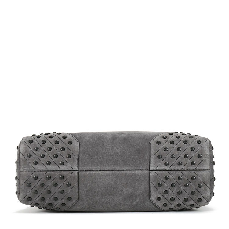 【包税】TOD’S托德斯灰色翻毛皮男士中号信封包 XBMGGTY13L0GRNB411
