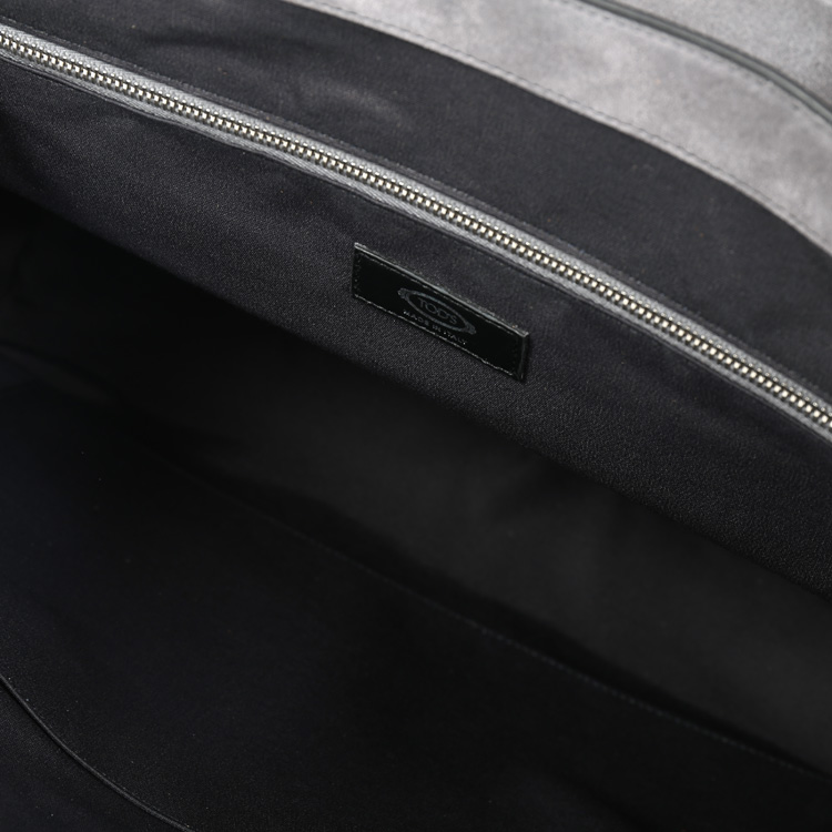 【包税】TOD’S托德斯灰色翻毛皮男士中号信封包 XBMGGTY13L0GRNB411