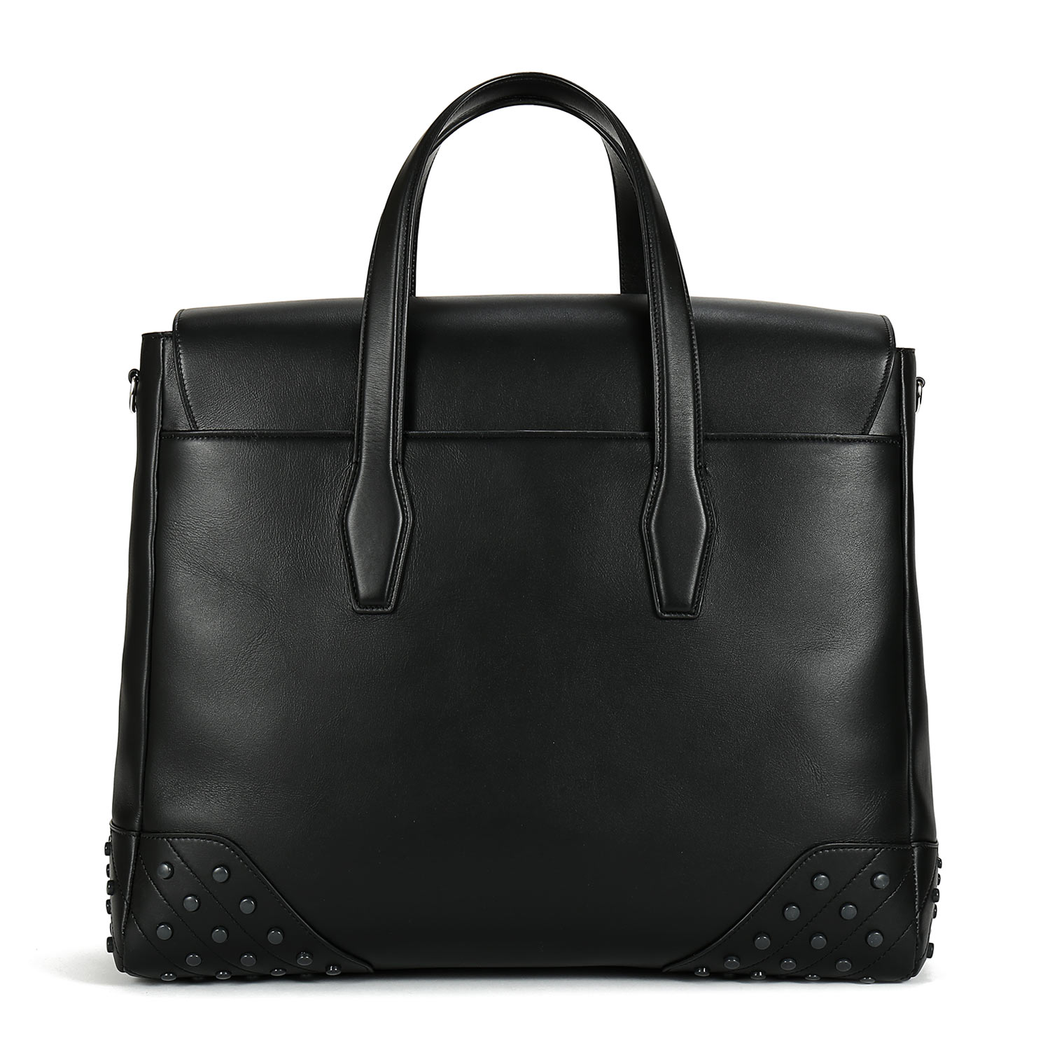 【包税】TOD’S托德斯黑色小羊皮男士中号信封包 XBMGGTY13L0PTFB999