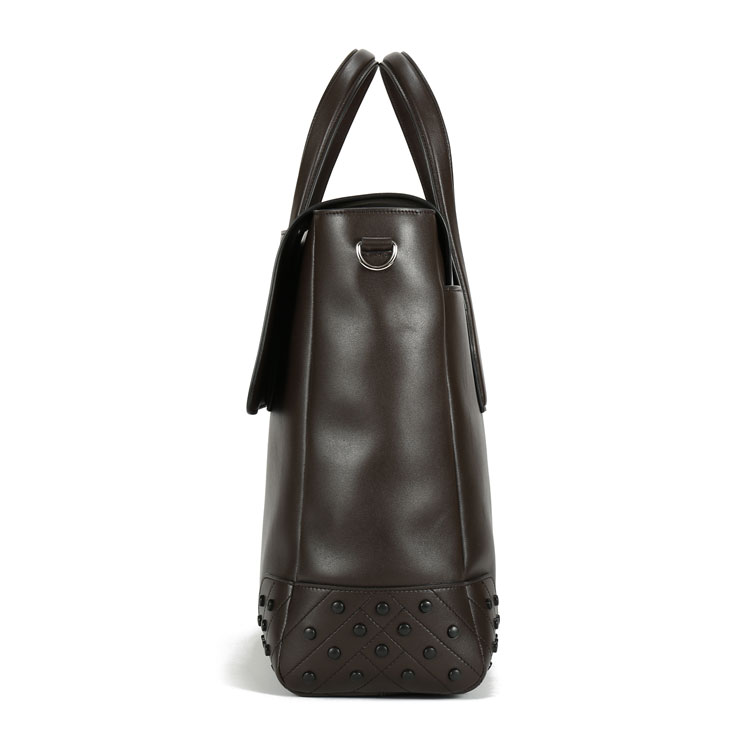 【寺库限量】TOD’S托德斯深棕色小羊皮男士中号信封包 XBMGGTY13L0PTFS810