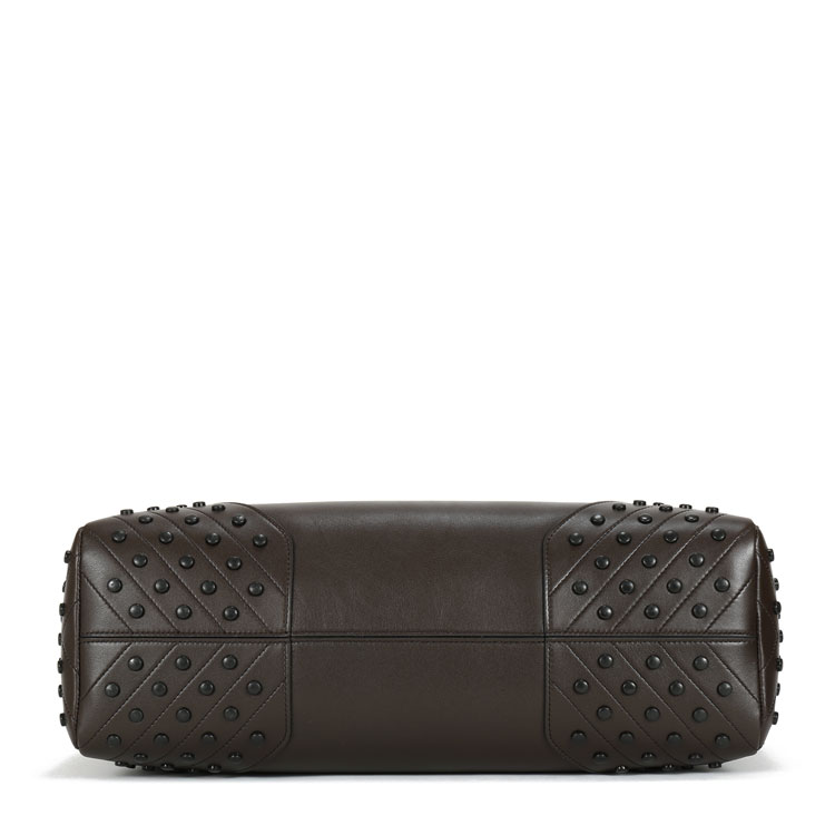 【寺库限量】TOD’S托德斯深棕色小羊皮男士中号信封包 XBMGGTY13L0PTFS810