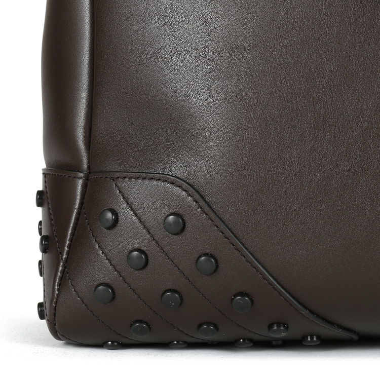 【寺库限量】TOD’S托德斯深棕色小羊皮男士中号信封包 XBMGGTY13L0PTFS810