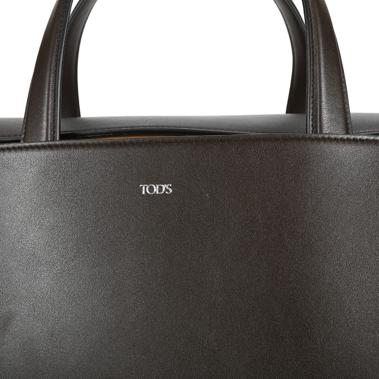 【寺库限量】TOD’S托德斯深棕色小羊皮男士中号信封包 XBMGGTY13L0PTFS810