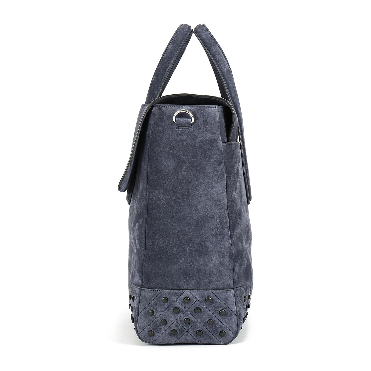 【包税】TOD’S托德斯深蓝色翻毛皮男士中号信封包 XBMGGTY13L0GRNU820