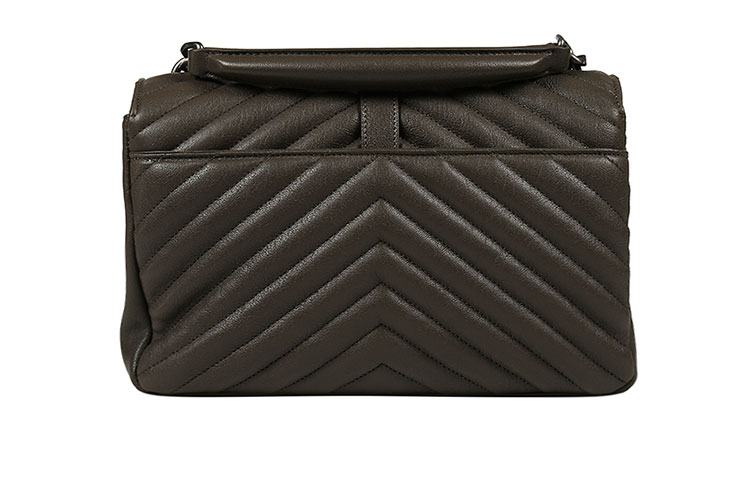 Yves saint Laurent/圣罗兰 牛皮革YSL黑标链条女士手提包 428056BRM04