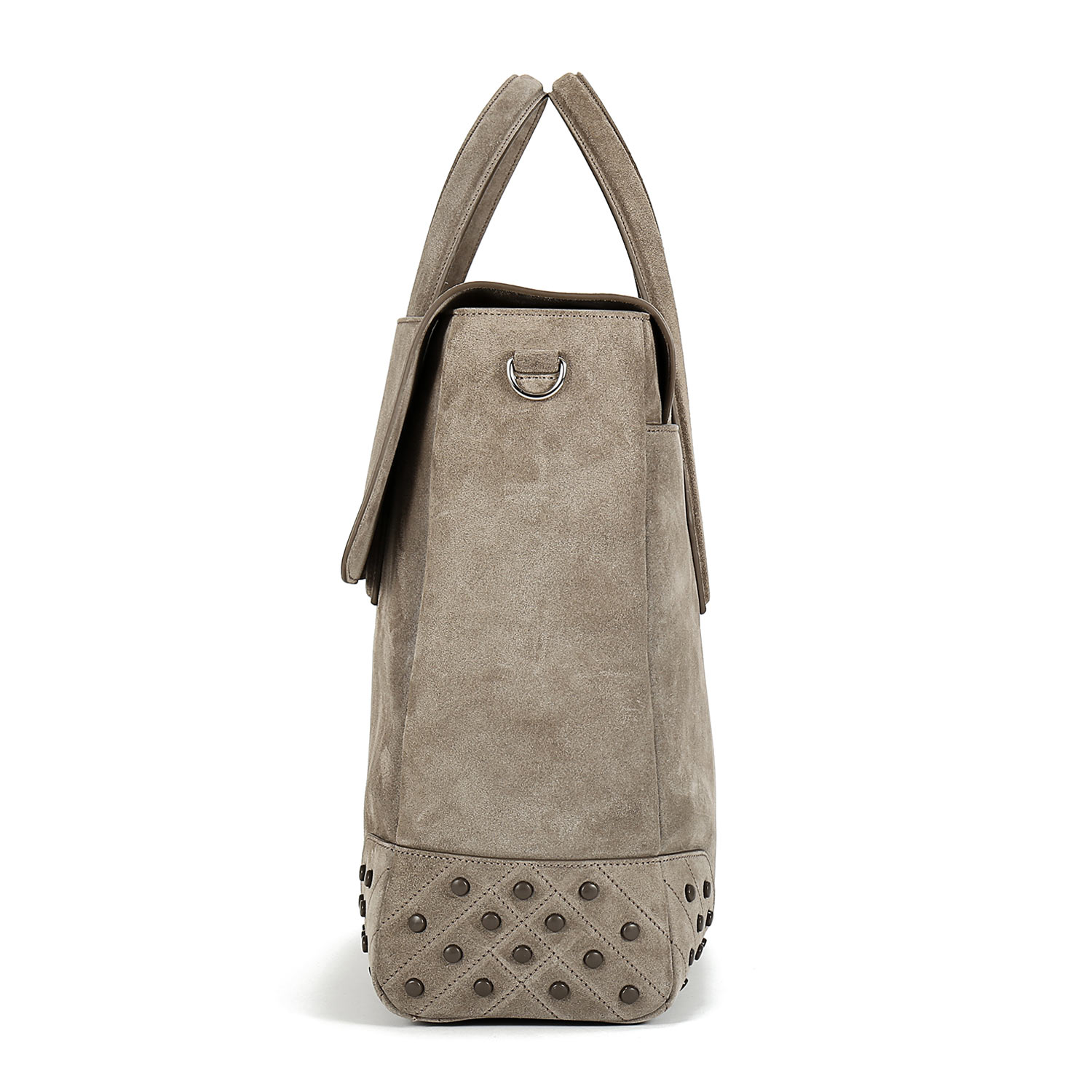 【寺库限量】TOD’S托德斯浅灰色翻毛皮男士中号信封包 XBMGGTY13L0GRNC405