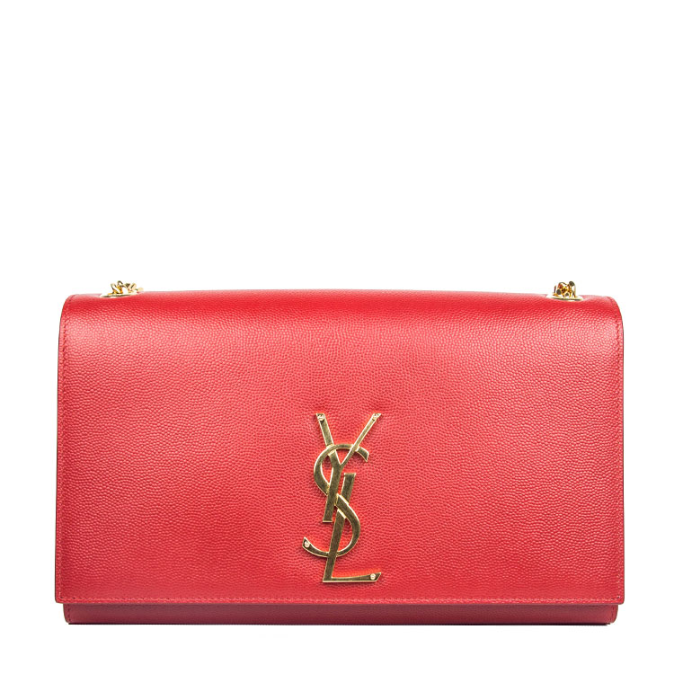 Yves saint Laurent/圣罗兰中号荔枝纹小牛皮女士单肩包#364021 BOW0J 6422