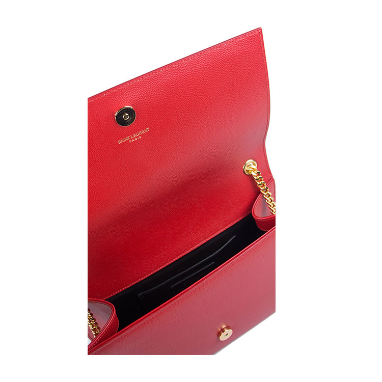Yves saint Laurent/圣罗兰中号荔枝纹小牛皮女士单肩包#364021 BOW0J 6422