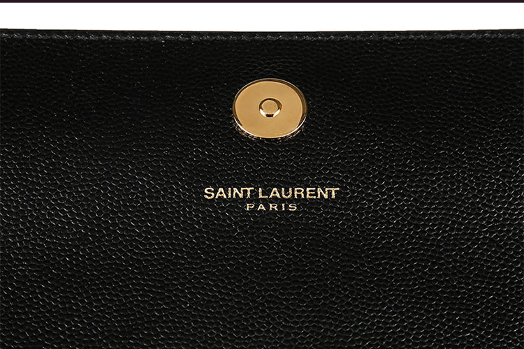SAINT LAURENT PARIS/圣罗兰 YSL LOGO牛皮革女士手拿包 400409BOW0J