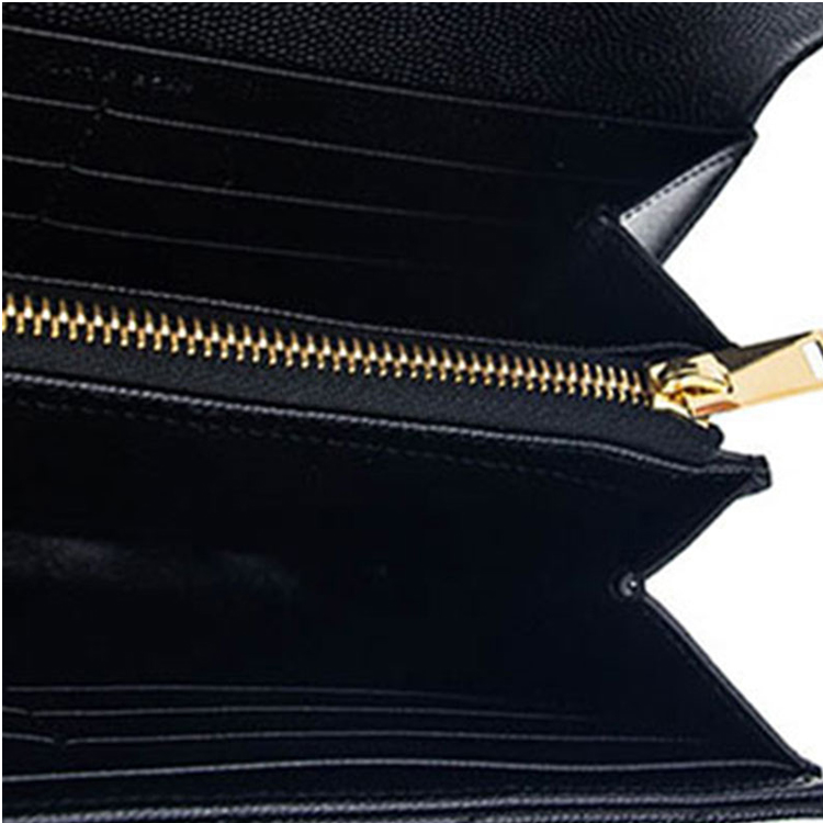 SAINT LAURENT PARIS/圣罗兰 女士牛皮暗扣钱包372264