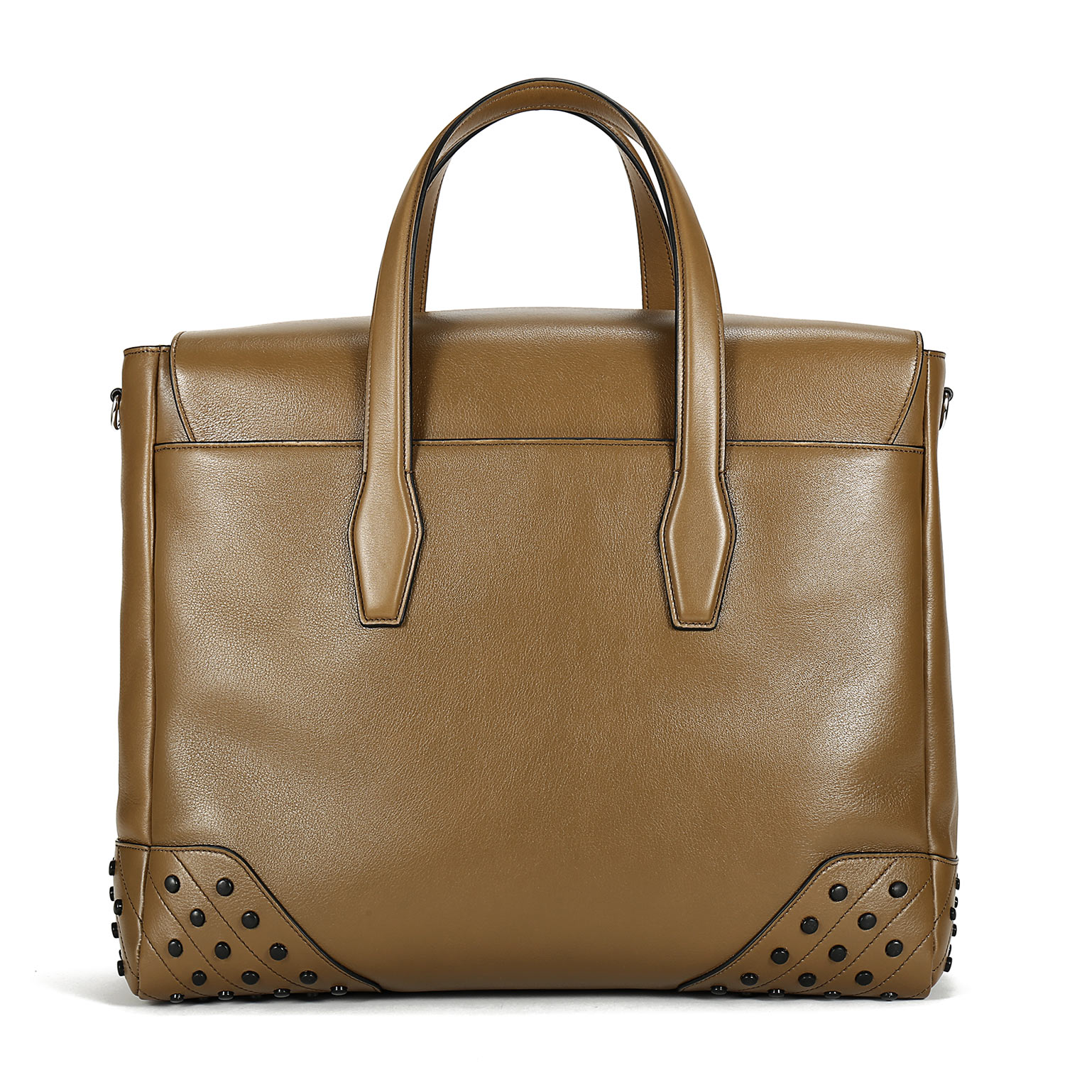 【寺库限量】TOD’S托德斯浅棕色小羊皮男士中号信封包 XBMGGTY13L0TICC813