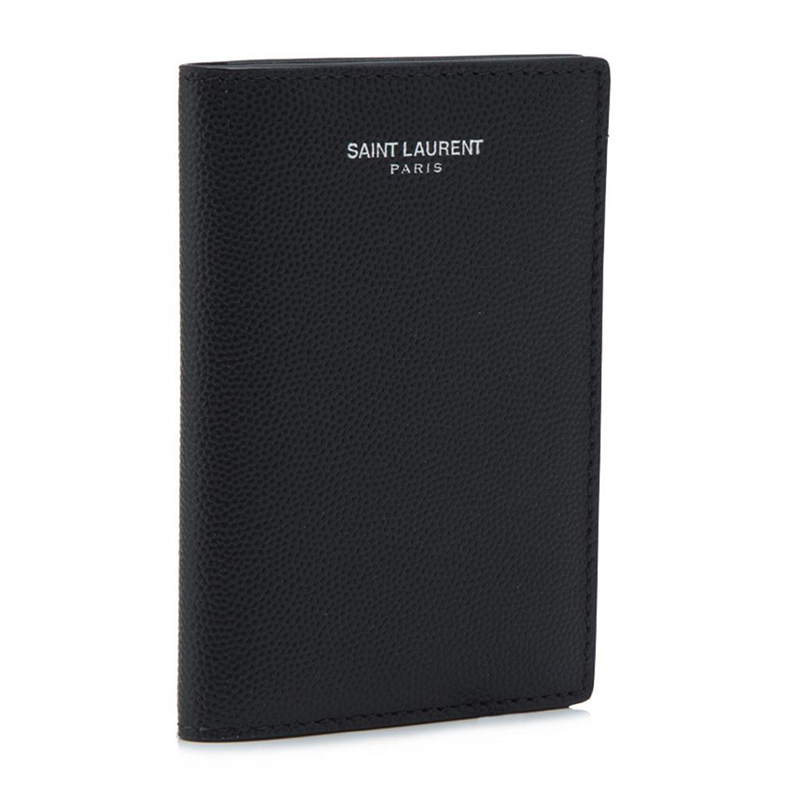 Yves saint Laurent/圣罗兰 男士黑色牛皮卡包钱包 396276 BTY0N 1000