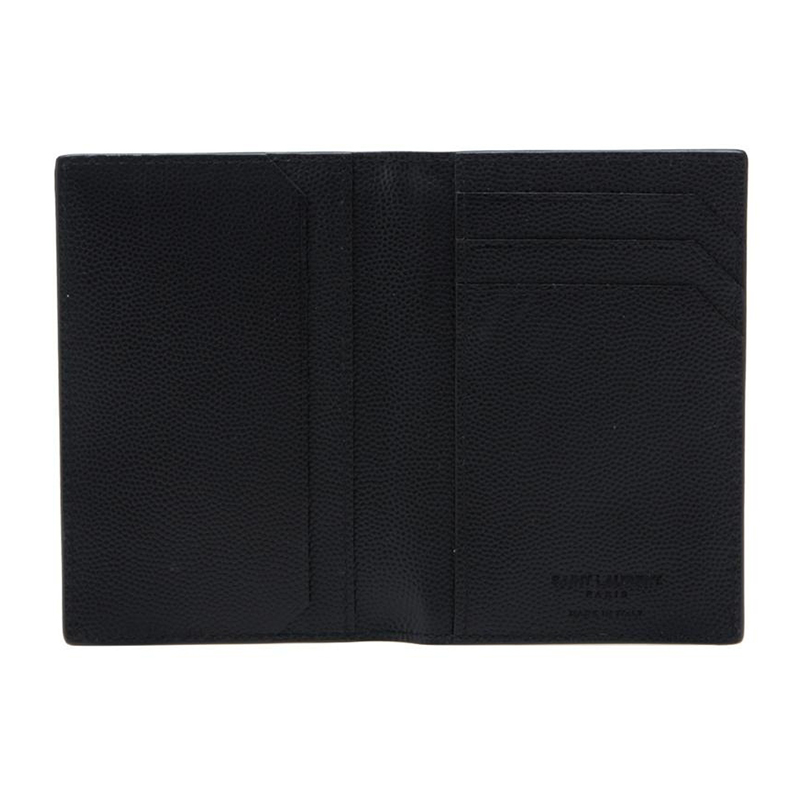 Yves saint Laurent/圣罗兰 男士黑色牛皮卡包钱包 396276 BTY0N 1000